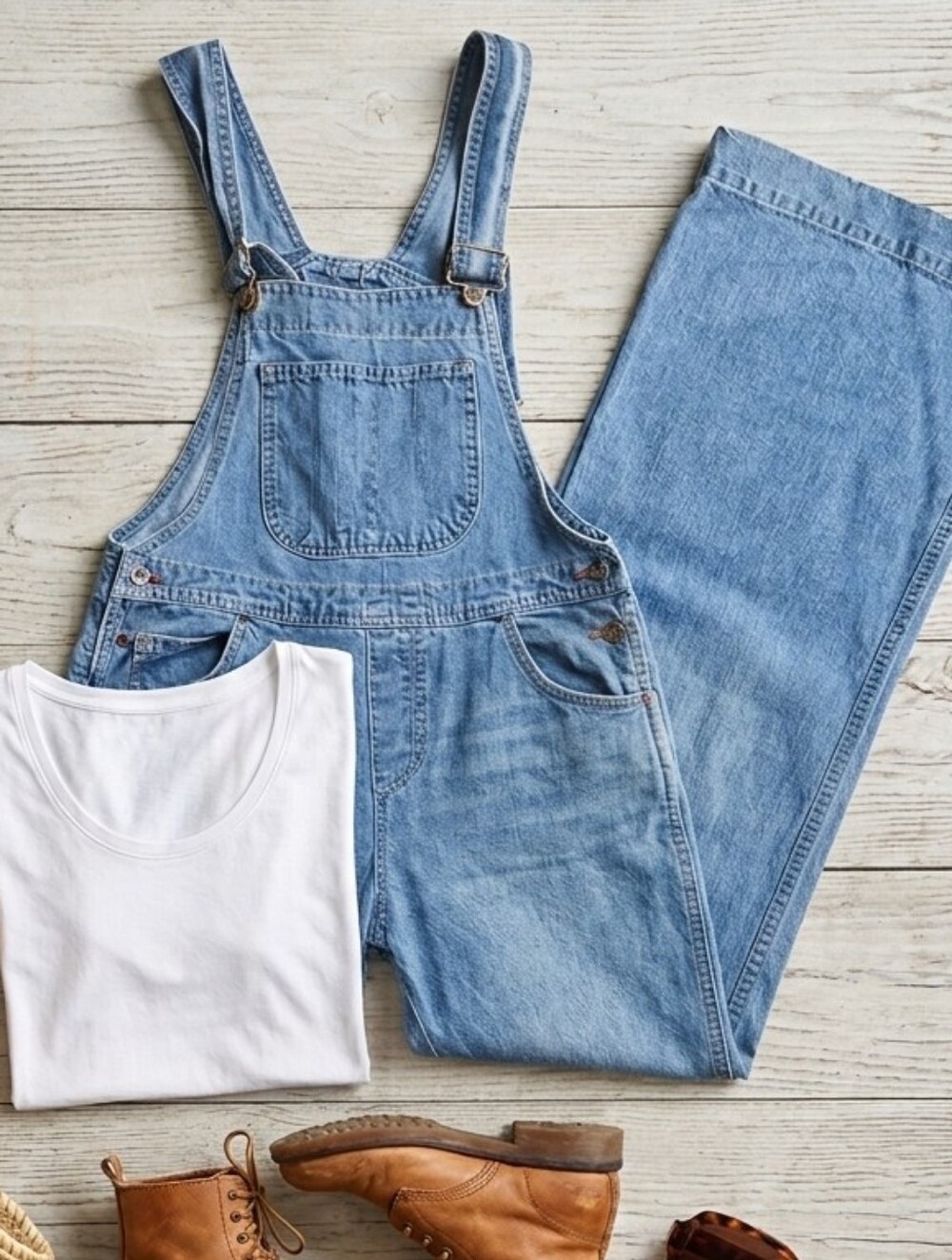 Mavi Flare Overalls